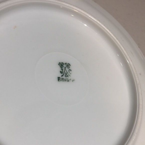 Vintage Like New J&C Bavaria Hand Painted with Author Signature Plate - Picture 8 of 8